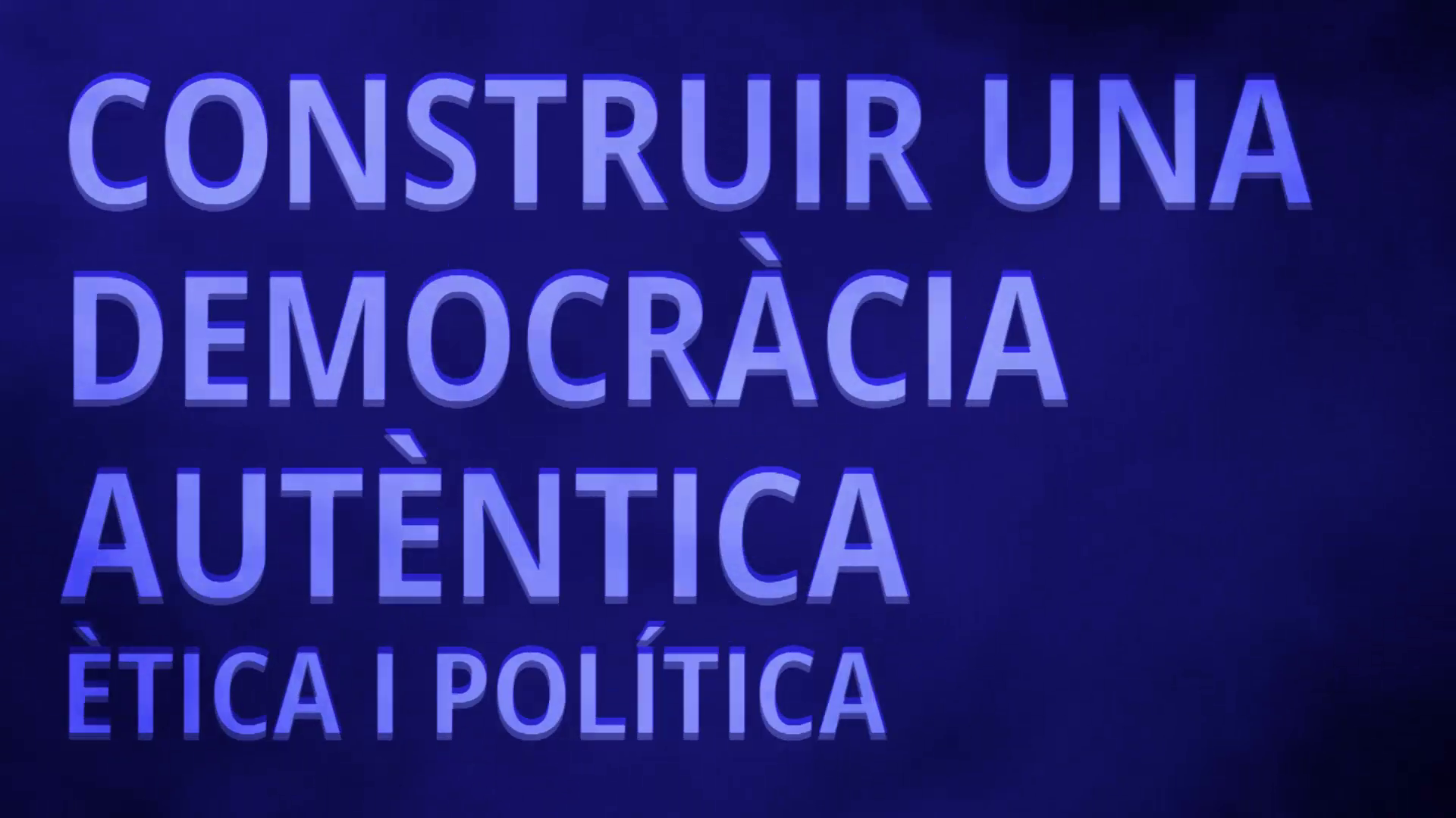  “Construir una democràcia autèntica: ètica i política”, per Adela Cortina