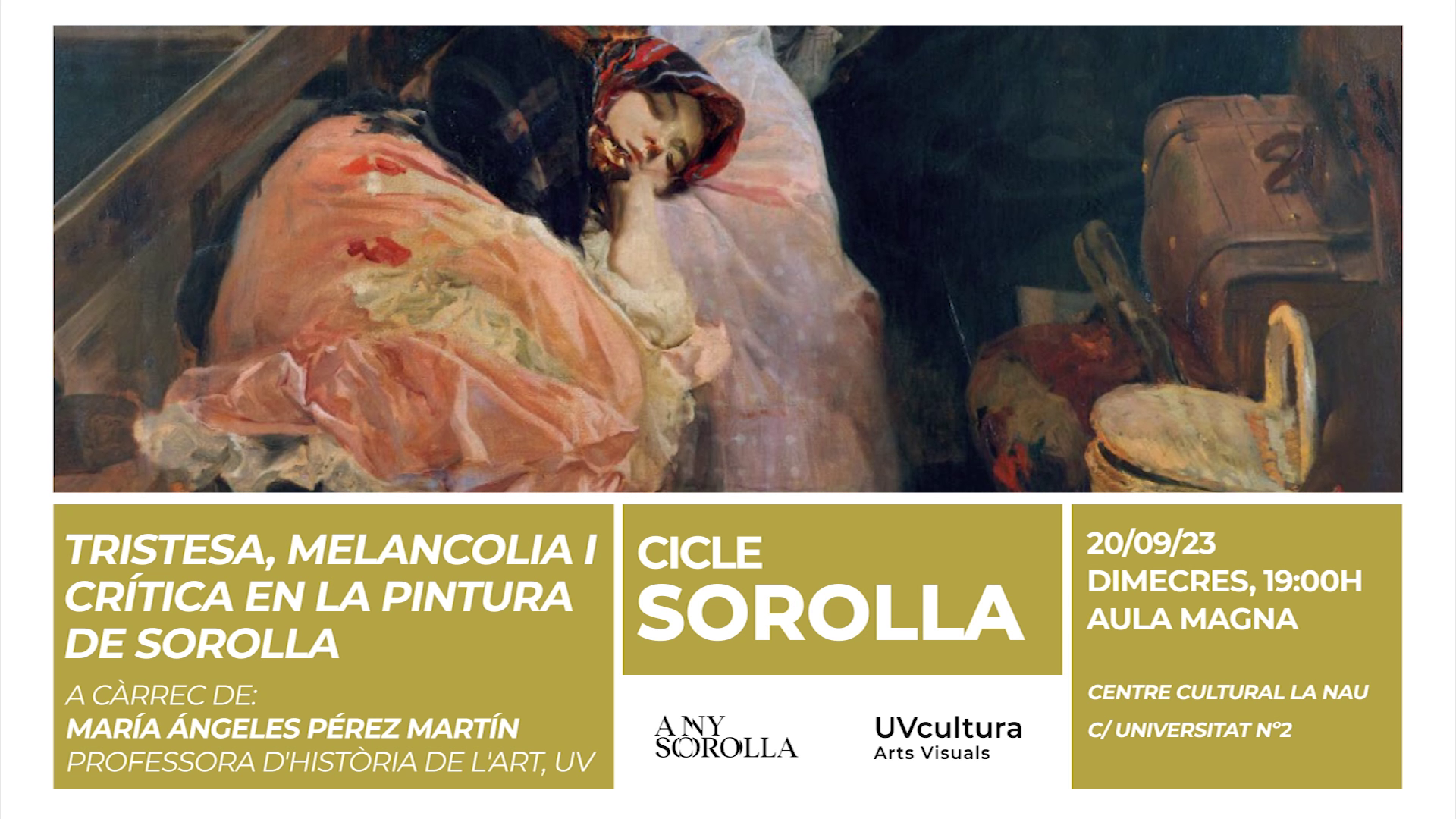 Ciclo Sorolla. Conferencia de María Ángeles Pérez Martín
